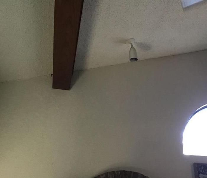 Dry ceiling after storm 